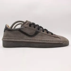 Mo Ma Men’s  Size EU 42 Lace Up Sneakers Shoes Gray Suede Handmade In Italy