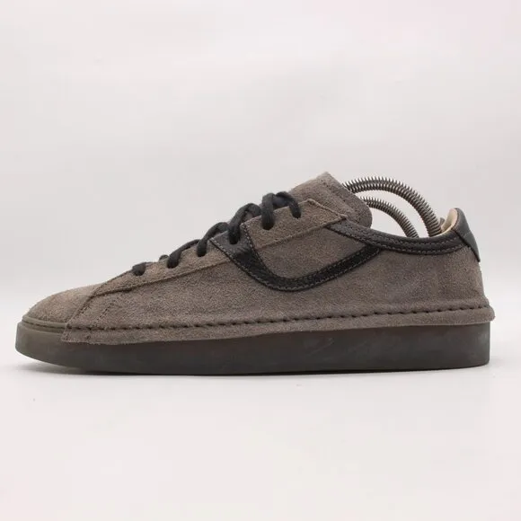 Mo Ma Men’s  Size EU 42 Lace Up Sneakers Shoes Gray Suede Handmade In Italy