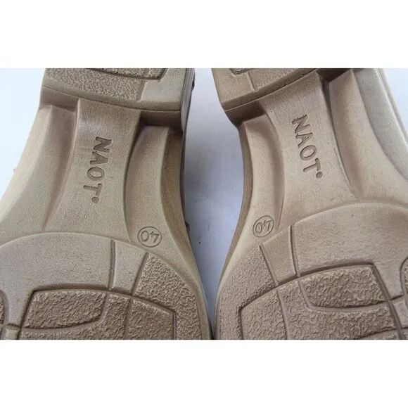 Naot Alisio Womens Suede Shoes  Tri-Color Nubuck Comfort Size 40 9 NO LACES