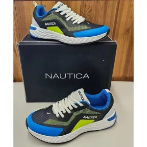 Nautica Cofield Pop Black Lime Men's Athletic Shoes Size 10