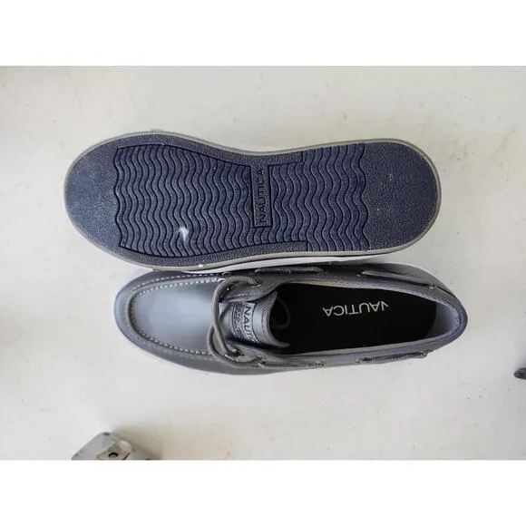 Nautica gray boat shoes