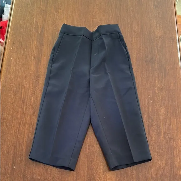 Navy Blue Formal Suit Set with Dino Shoes and Suspenders