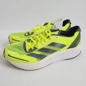 NEW Adidas Adizero Boston 11 Running Shoes GX6650 Size 10 Solar Yellow