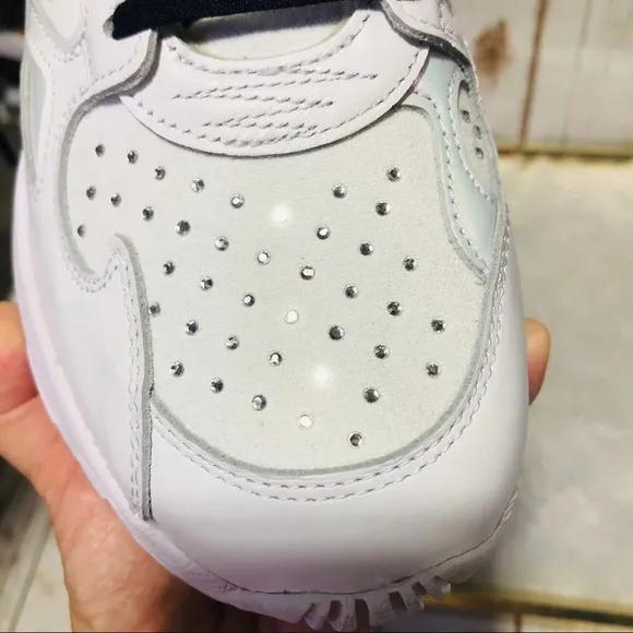 New Adidas Originals Falcon Bling Rhinestones Sneakers