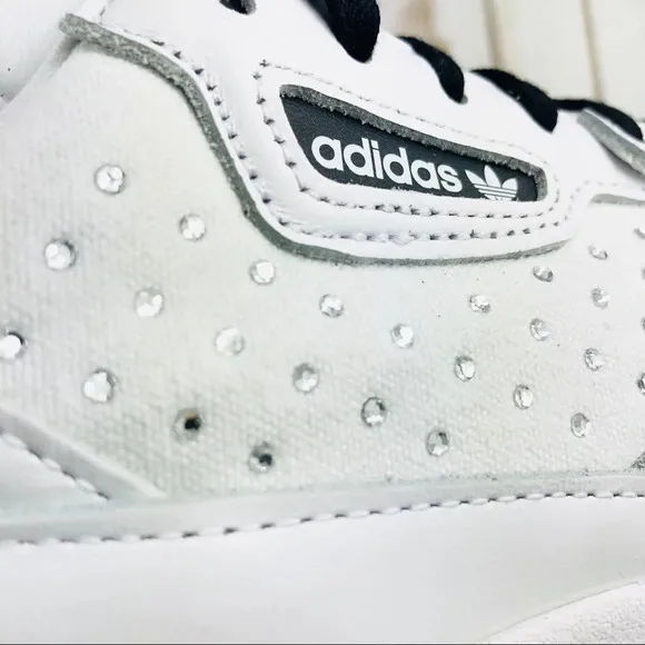 New Adidas Originals Falcon Bling Rhinestones Sneakers
