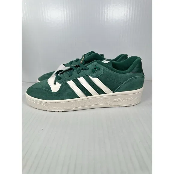 NEW Adidas Rivalry Low Suede Shoes Sneakers Size 10 Collegiate Green IE7209