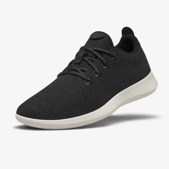 NEW Allbirds Wool Runners Black Shoes Sneakers Size 8