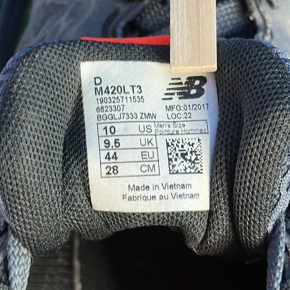 New Balance 420 Running Shoes Gray/Orange Size 10