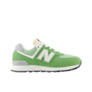 New Balance 574 PC574RCC Sneakers Kids US 1 Green White Lifestyle Shoes FZP018