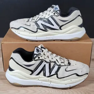 New Balance 57/40 Shoes Mens Size 10 White Black Joshua Vides Angora Splatter