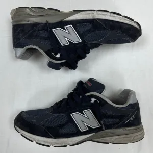 New Balance 990v3 Made in USA Navy Denim Suede M990NB3 Lifestyle Shoes Sneakers