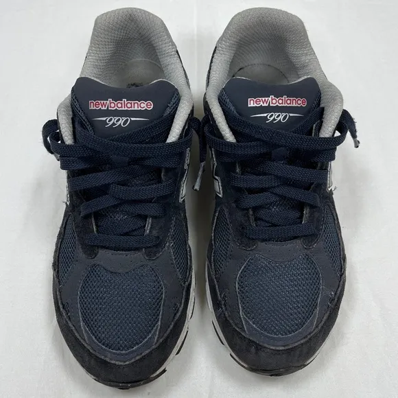 New Balance 990v3 Made in USA Navy Denim Suede M990NB3 Lifestyle Shoes Sneakers
