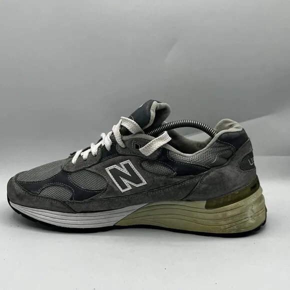 New Balance 992 Mens 9 2E Suede Grey Sneaker Shoes M992GL Made In USA