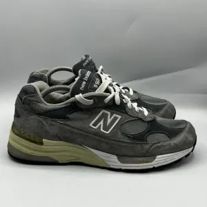 New Balance 992 Mens 9 2E Suede Grey Sneaker Shoes M992GL Made In USA