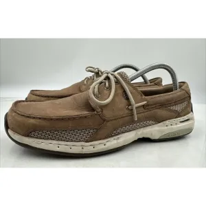 New Balance DUNHAM CAPTAIN VENTED TAUPE BOAT SHOES - MCN410TP - MEN'S SIZE 10.5