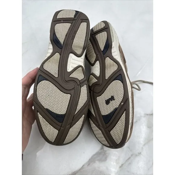 New Balance DUNHAM CAPTAIN VENTED TAUPE BOAT SHOES - MCN410TP - MEN'S SIZE 10.5
