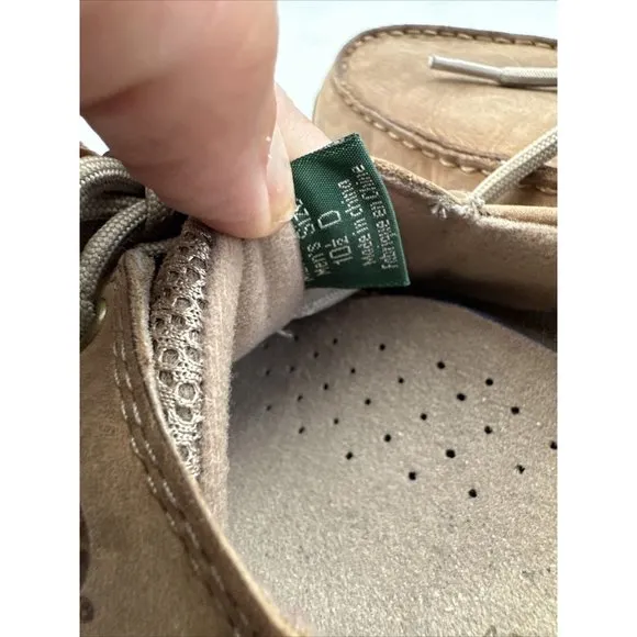 New Balance DUNHAM CAPTAIN VENTED TAUPE BOAT SHOES - MCN410TP - MEN'S SIZE 10.5