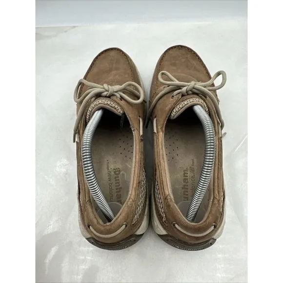 New Balance DUNHAM CAPTAIN VENTED TAUPE BOAT SHOES - MCN410TP - MEN'S SIZE 10.5