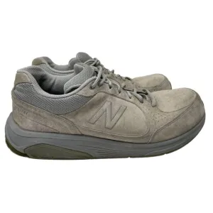 New Balance Men's 928 Grey Suede Walking Shoes Size 12 (MW928GR)