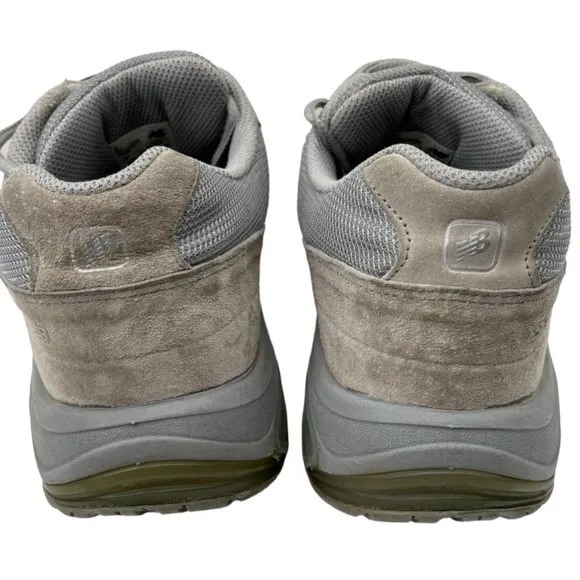 New Balance Men's 928 Grey Suede Walking Shoes Size 12 (MW928GR)