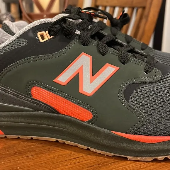 New Balance ML1550AF 1550 shoes sneakers new grey orange Mens size 9.5