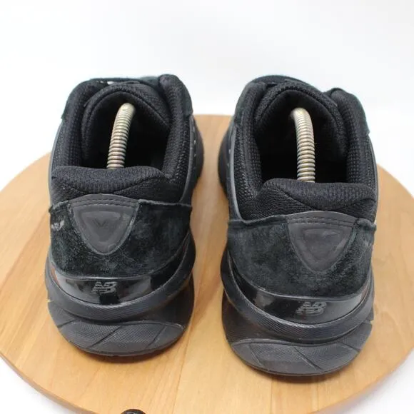 New Balance Shoes Men 9 2E 990v5 Made in USA Sneakers Triple Black Suede M990BB5