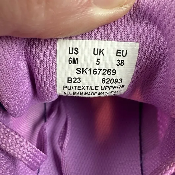 New Big Kids Saucony Kinvara 14 Purple Athletic Running Shoes Sneakers Size 6 Y