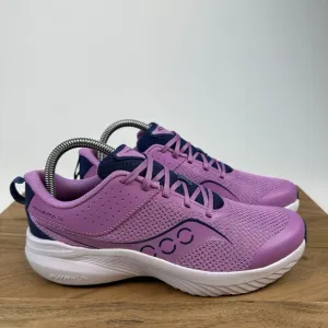 New Big Kids Saucony Kinvara 14 Purple Athletic Running Shoes Sneakers Size 6 Y