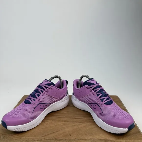 New Big Kids Saucony Kinvara 14 Purple Athletic Running Shoes Sneakers Size 6 Y