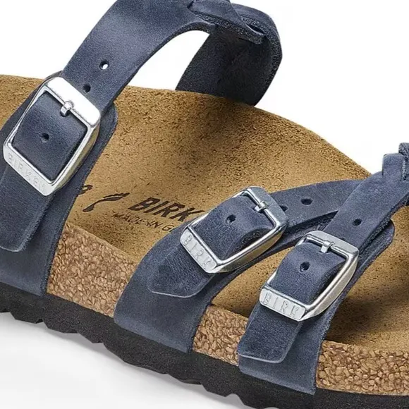 NEW Birkenstock Women's Franca Blue Sandals EU 39 / US 8