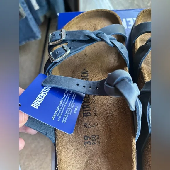 NEW Birkenstock Women's Franca Blue Sandals EU 39 / US 8
