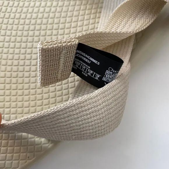 NEW Chaco Z/1 Classic Sandals Men's Size 12 Angora Cream Ivory Adjustable Straps