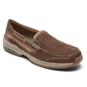 NEW DUNHAM men’s captain venetian boat shoe - d width in java