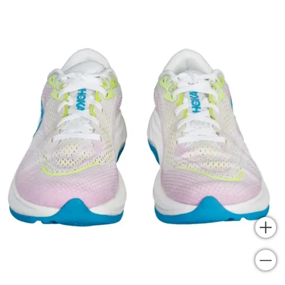 New! HOKA Women's Girls Running Shoes Rincon 4 Shoes - Frost/Pink Size 7.5 NIB!!