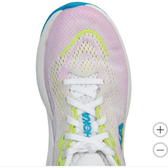 New! HOKA Women's Girls Running Shoes Rincon 4 Shoes - Frost/Pink Size 7.5 NIB!!