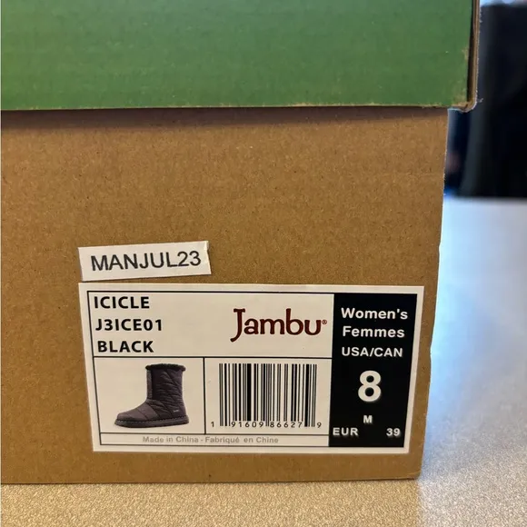 NEW Jambu Icicle Women's Black Winter Boots