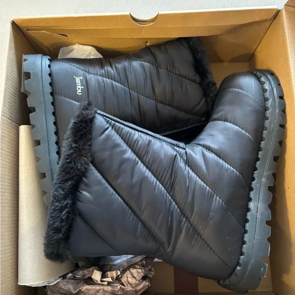 NEW Jambu Icicle Women's Black Winter Boots
