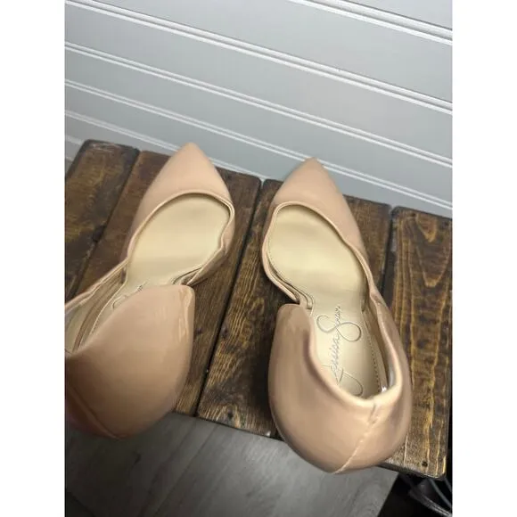 NEW Jessica Simpson Stiletto Slip On D'Orsay Pump Heels Paryn Pointed Toe Dressy