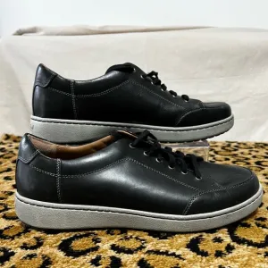 New Josef Seibel David 03 black leather‎ lace up sneaker. size 46 US 12.  NWOB