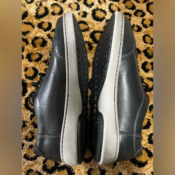 New Josef Seibel David 03 black leather‎ lace up sneaker. size 46 US 12.  NWOB