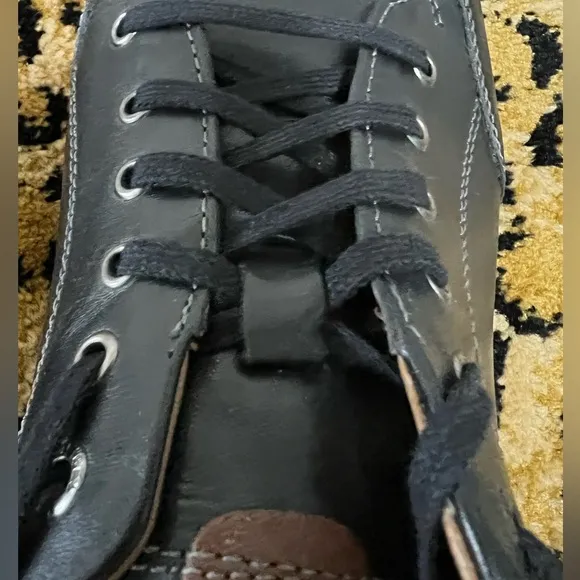 New Josef Seibel David 03 black leather‎ lace up sneaker. size 46 US 12.  NWOB