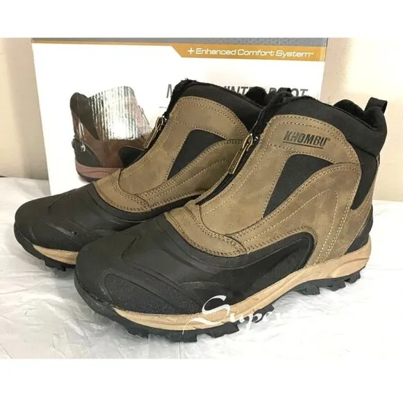 NEW Khombu Men's Cliff Winter Boots with Cushioned Footbed