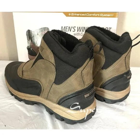 NEW Khombu Men's Cliff Winter Boots with Cushioned Footbed