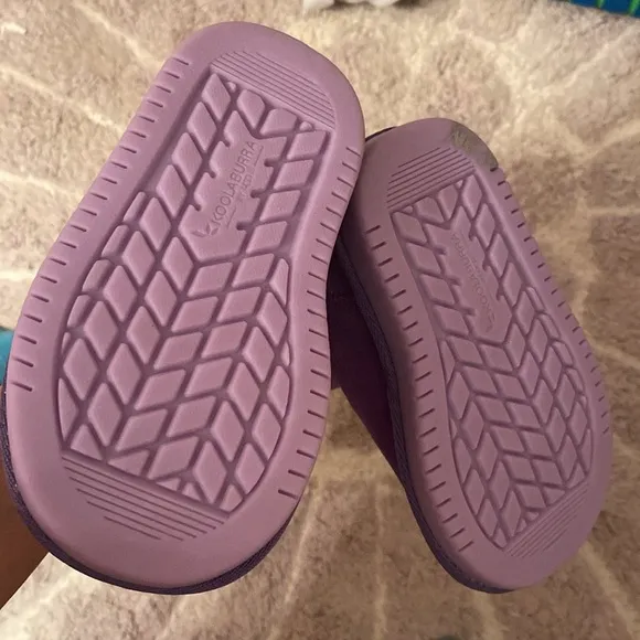 New Kookaburra UGG Purple Bow Victoria Mini Baby Toddler Winter Boots NWOT 5