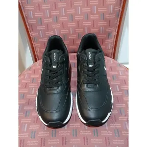 New Men's 11 POLO RALPH LAUREN JOGGER ATHLETIC SHOES COLOR BLACK.