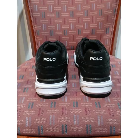 New Men's 11 POLO RALPH LAUREN JOGGER ATHLETIC SHOES COLOR BLACK.