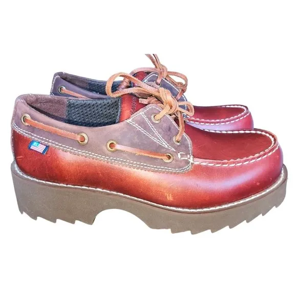 NEW* Mens 7.5 Polo Jeans Company Retro Low Top British Style Boat Shoes Sailing