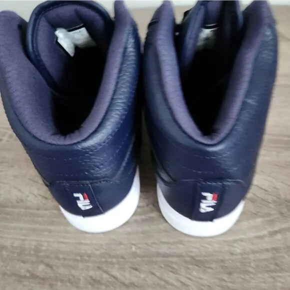 NEW MEN'S FILA ATHLETIC SHOES BLUE/WHITE COLOR SIZE 7
