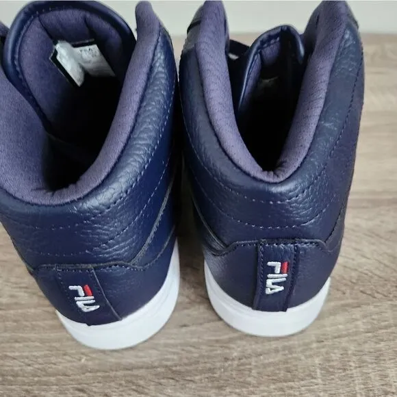 NEW MEN'S FILA ATHLETIC SHOES BLUE/WHITE COLOR SIZE 7