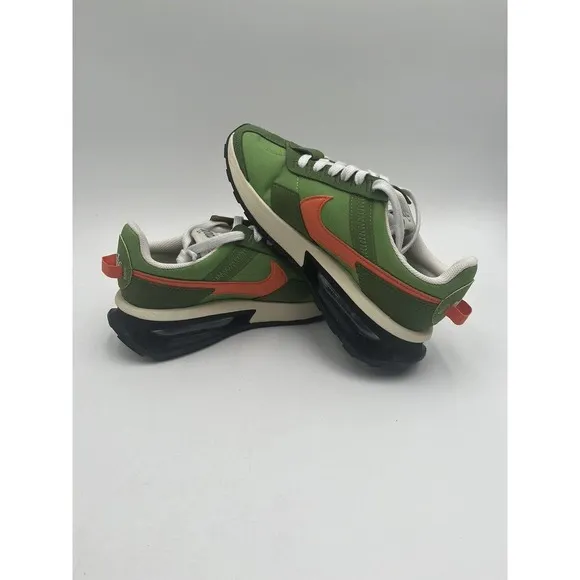 NEW Nike AIR MAX PRE-DAY LX Men's Athletic Shoes Green Orange US Size 4 NIB